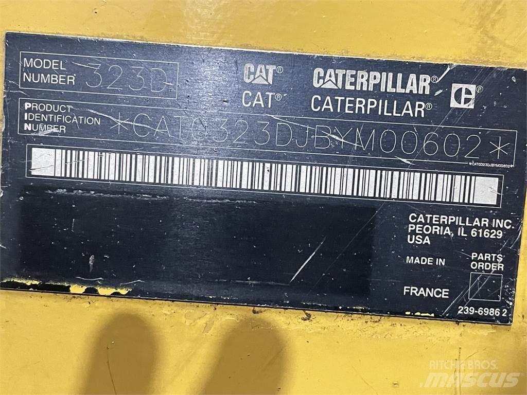 CAT 323D monobom Kiti naudoti statybos komponentai