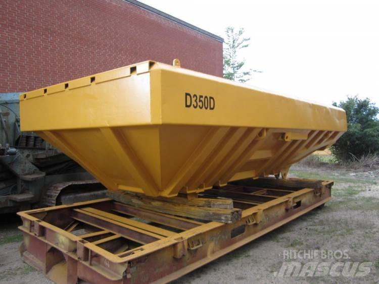 CAT D350D dumperkasse, brugt Statybiniai savivarčiai sunkvežimiai