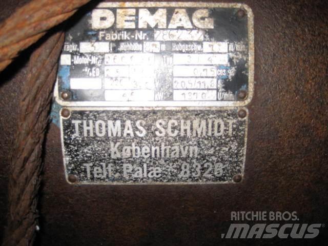 Demag spil 3 ton Keltuvai, gervės ir medžiagų liftai
