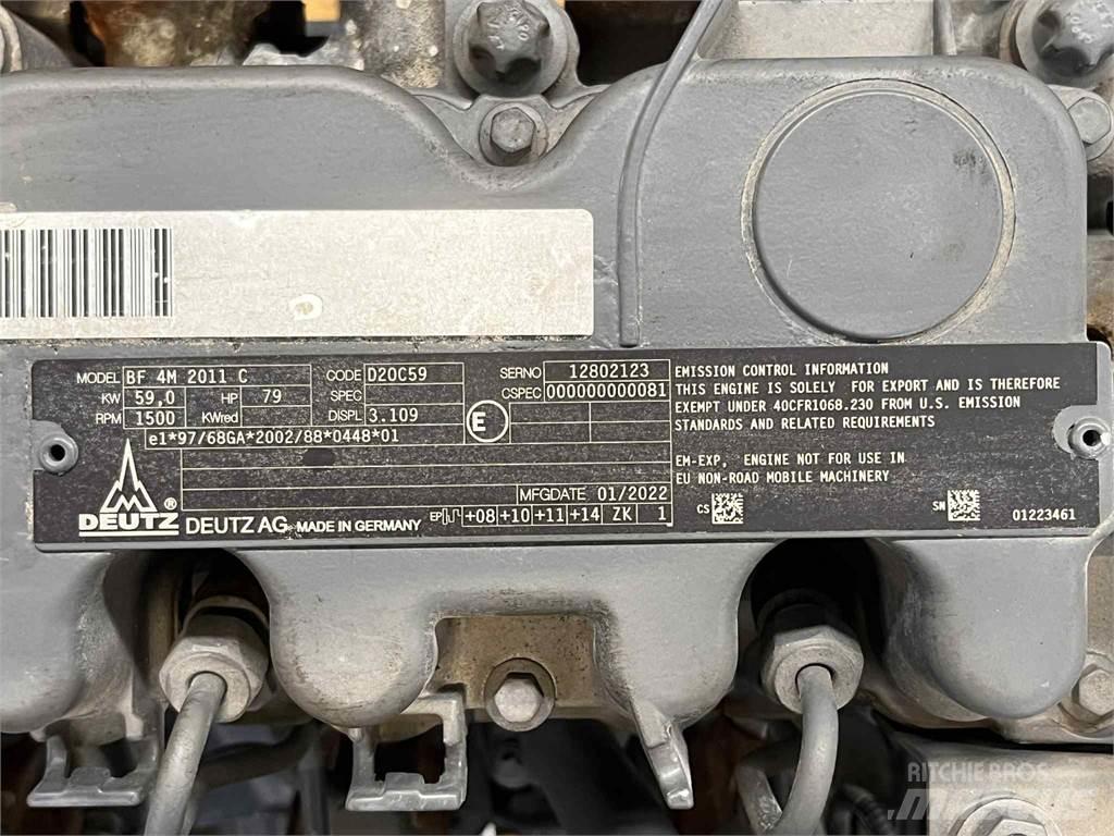 Deutz BF 4M 2011 C motor Varikliai