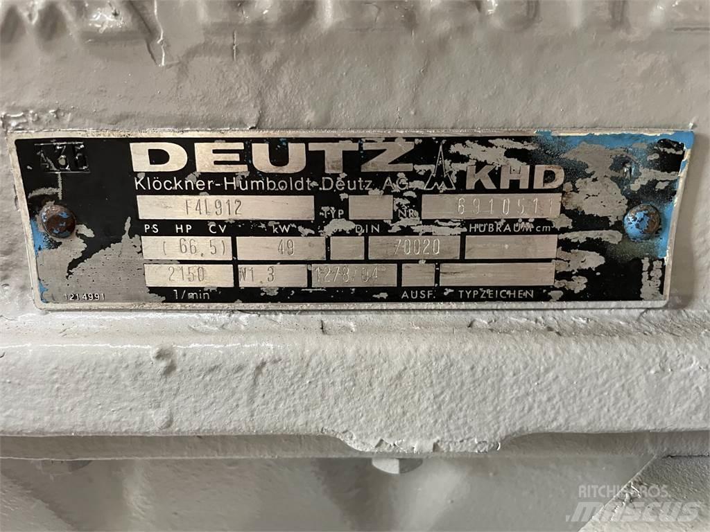 Deutz F4L 912 motor Varikliai