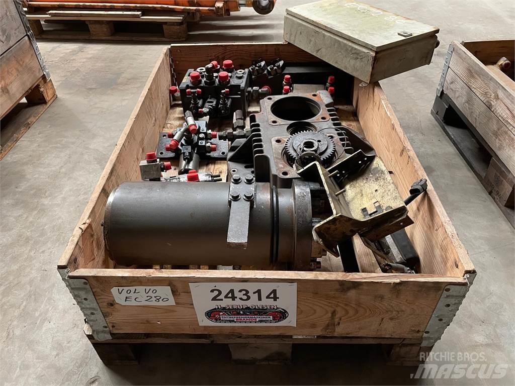  Div. dele ex. Volvo EC280 Hidraulikos įrenginiai