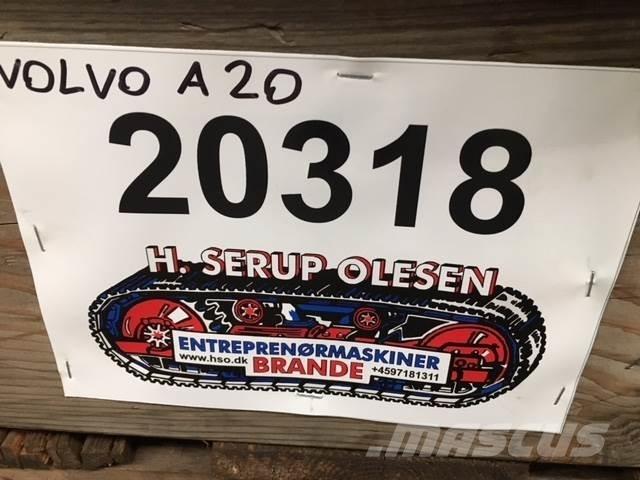  Diverse dele ex. Volvo A20 Kiti naudoti statybos komponentai