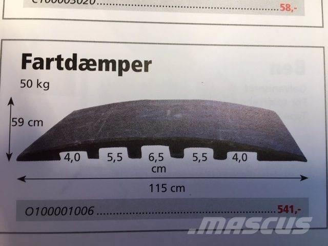  Fartdæmpere - 26 stk. Kiti naudoti statybos komponentai