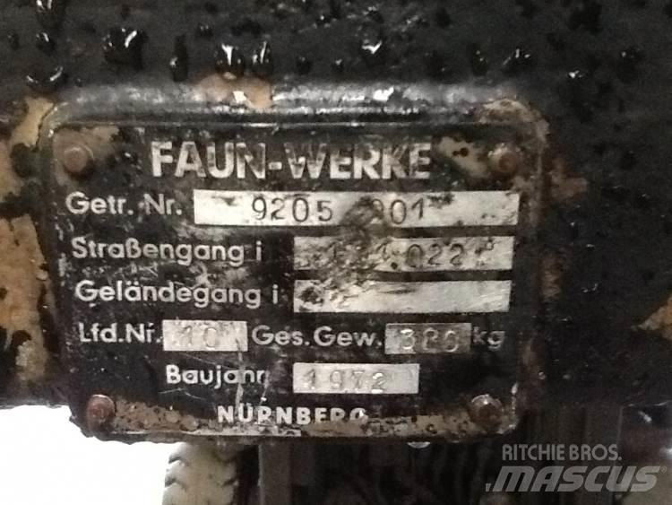 Faun gear til twin motor Pavarų dėžės