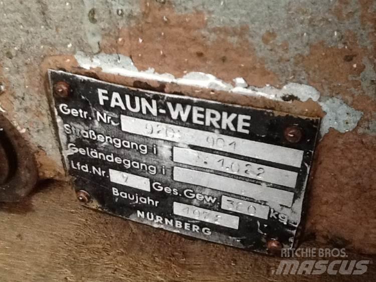 Faun gear til twin motor Pavarų dėžės