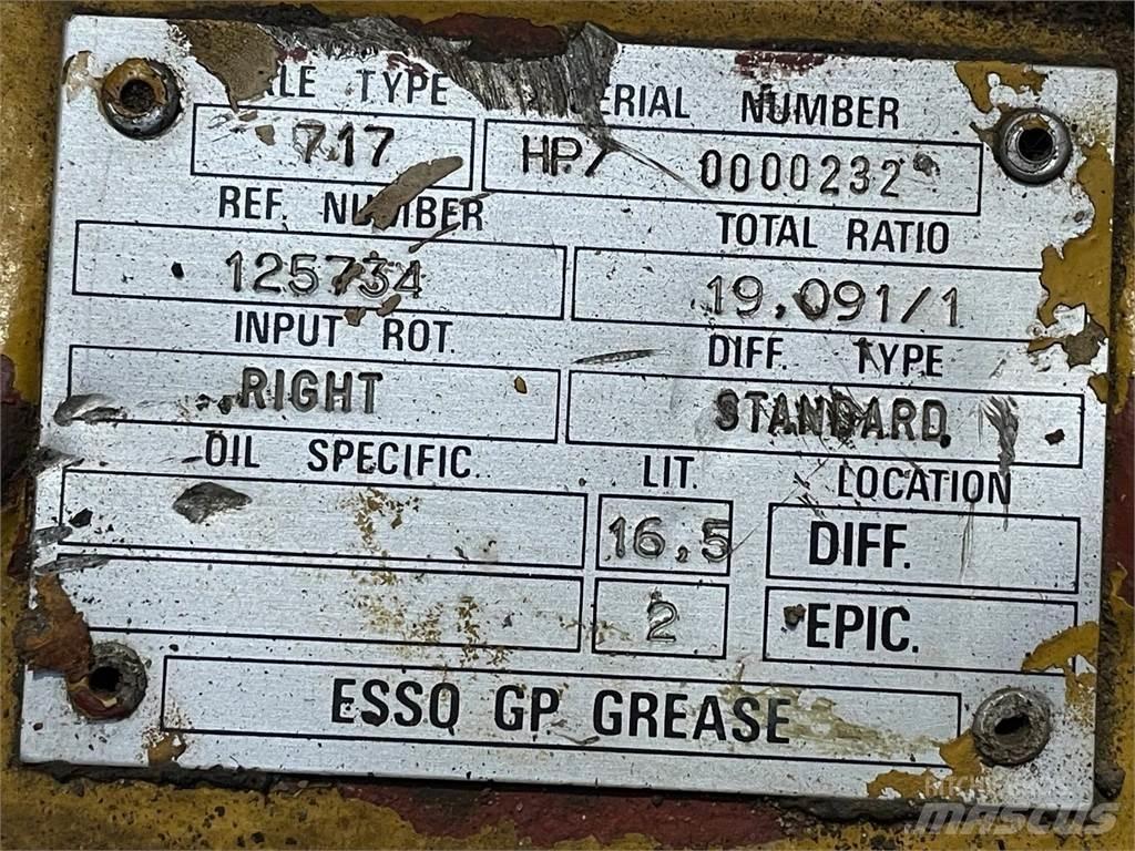  Frontaksel ex. Hydrema 906 Ašys