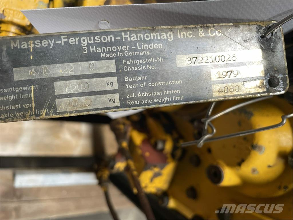 Hanomag 22C transmission Transmisijos