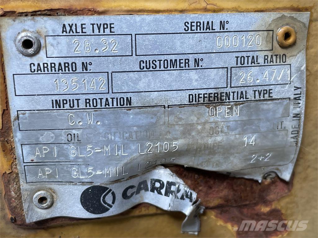 Hydrema 906B bagaksel Ašys