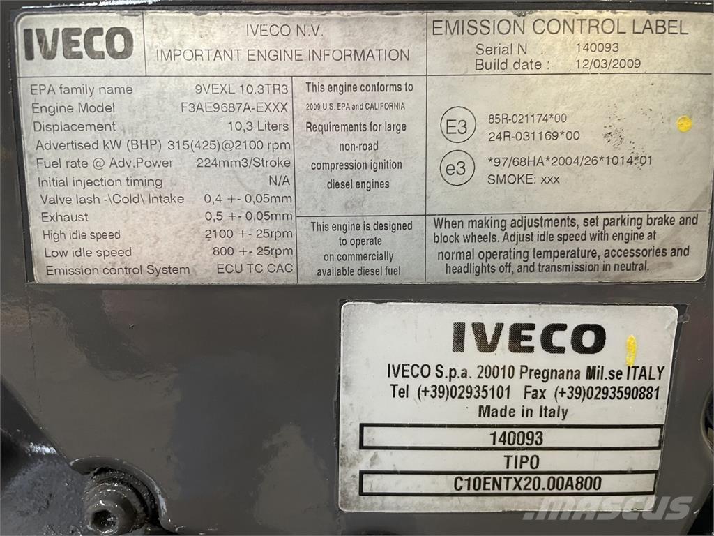 Iveco F3AE9687A motor Varikliai