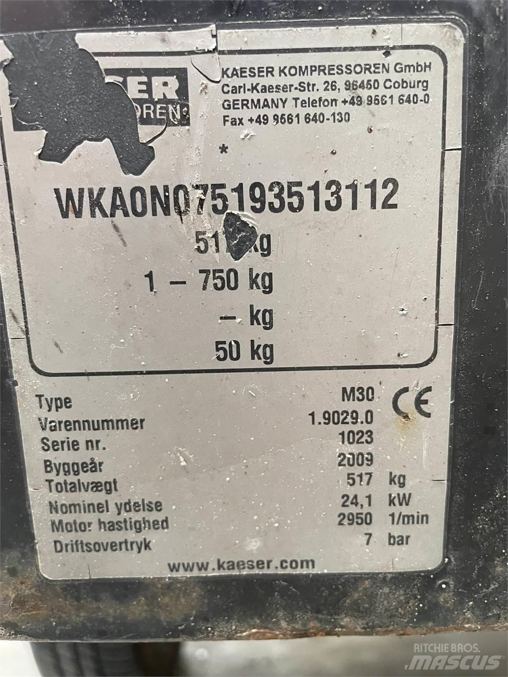 Kaeser M30 kompressor Kompresoriai