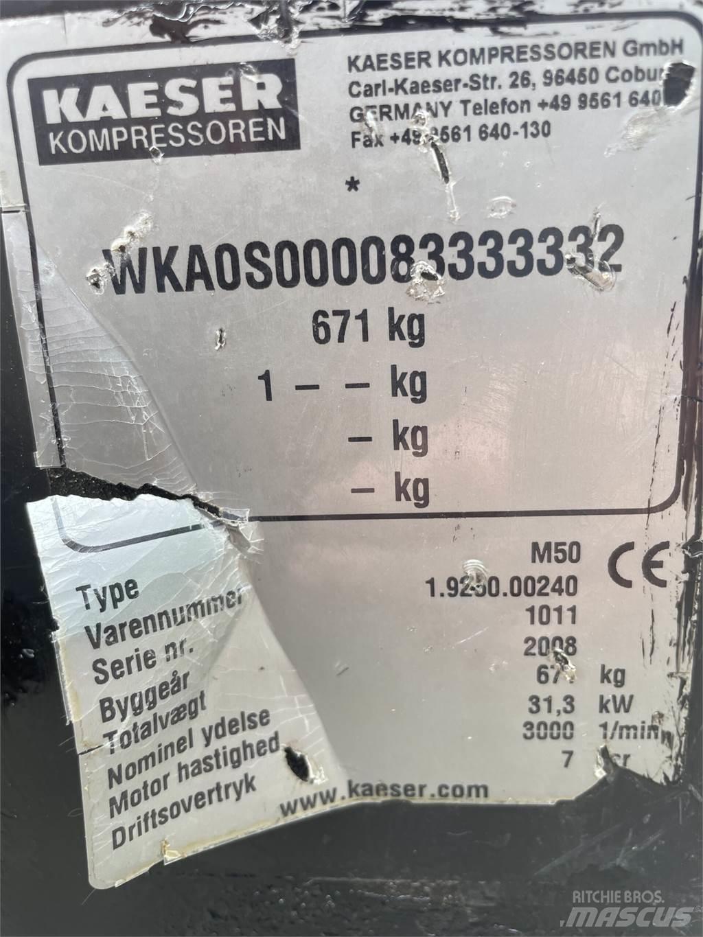 Kaeser M50 kompressor Kompresoriai