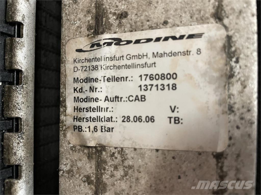  Køler ex. DAF truck Varikliai