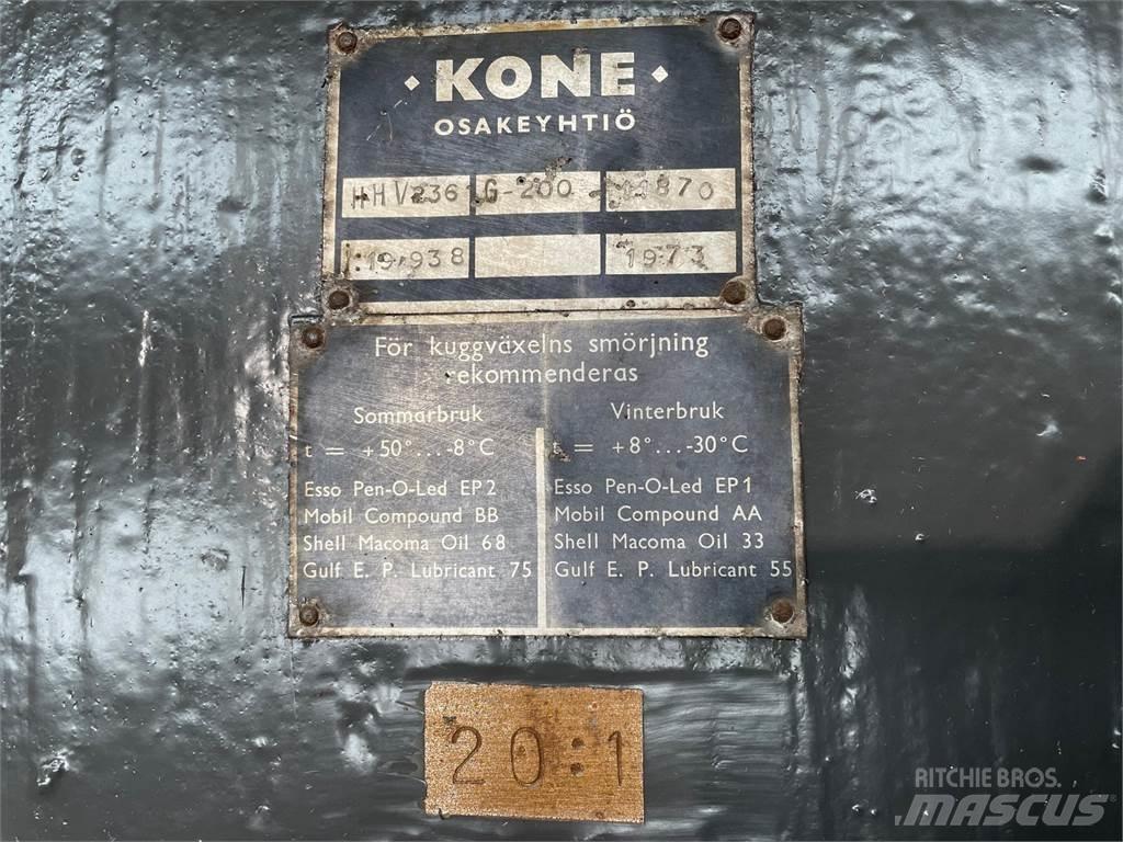 Kone Type HHV236 gear - 20:1 Pavarų dėžės