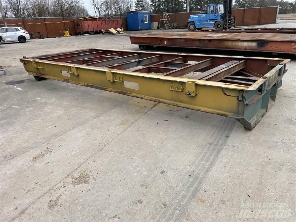  Maft trailer 20ft - 25 ton Žemo iškrovimo puspriekabės
