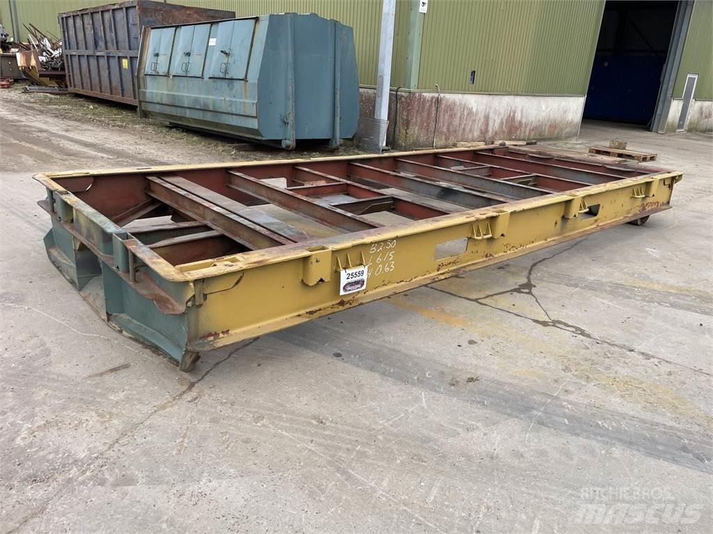  Maft trailer 20ft - 25 ton Žemo iškrovimo puspriekabės