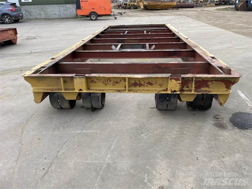  Maft trailer 20ft - 25 ton Žemo iškrovimo puspriekabės