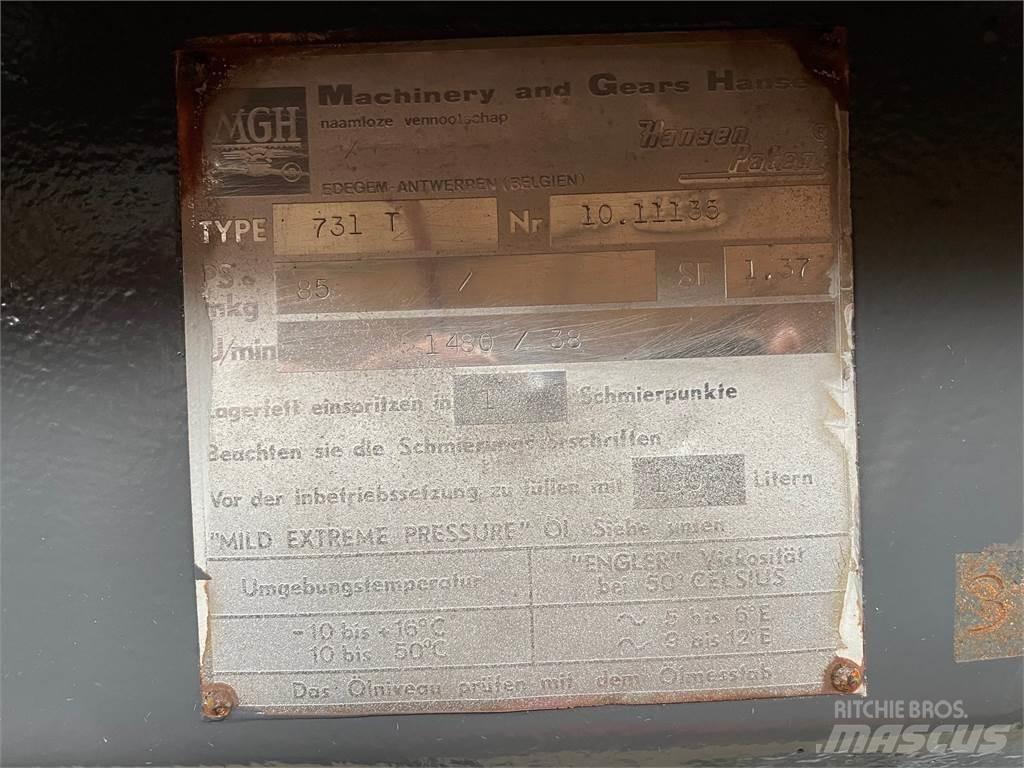  MGH Type 731 T gear - 39:1 Pavarų dėžės
