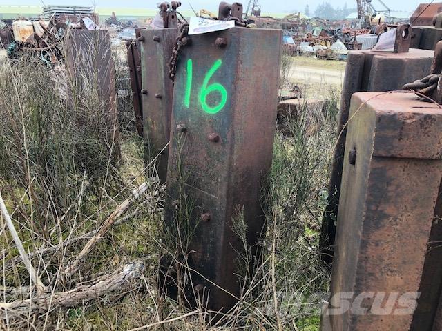  Rammeslag ca. 2000 kg Kiti naudoti statybos komponentai