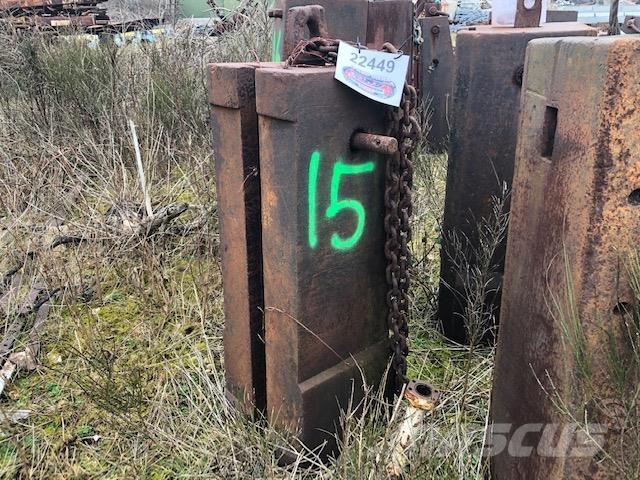  Rammeslag ca. 2000 kg Kiti naudoti statybos komponentai