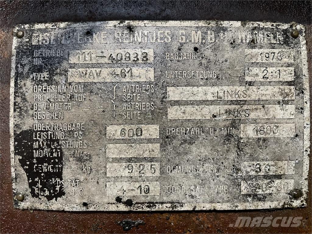 Reintjes WAV 461 Gear Pavarų dėžės