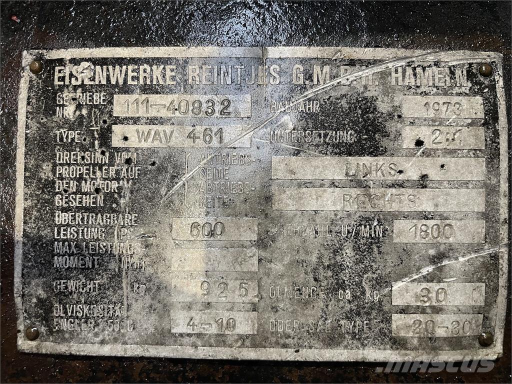 Reintjes WAV 461 Gear Pavarų dėžės