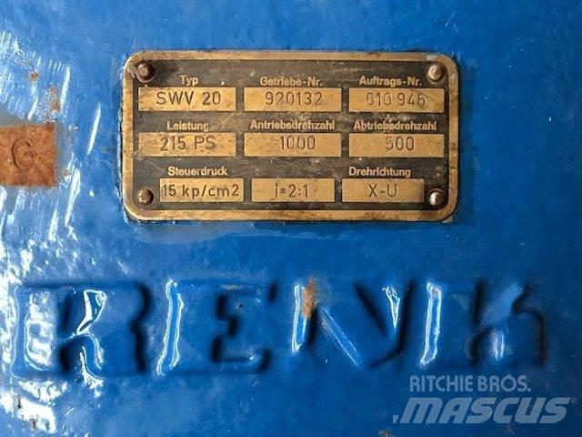 Renk Type SWV20 Pavarų dėžės