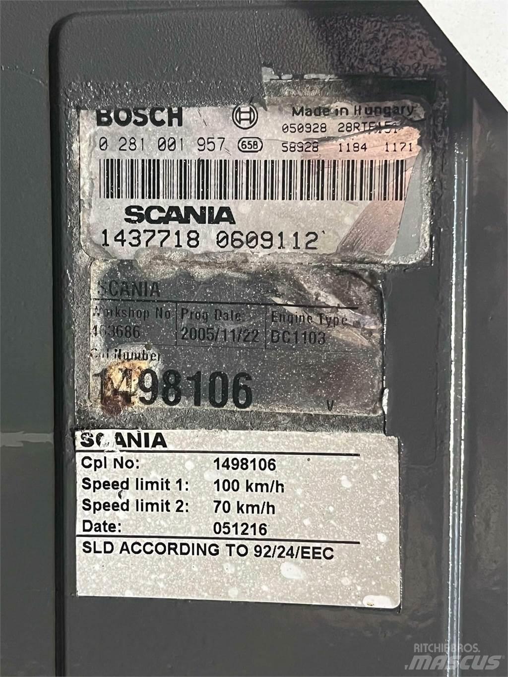 Scania DC11 03 B02 motor Varikliai