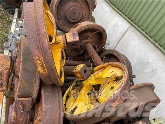  Skinnehjul ø450 mm + flange Padangos, ratai ir ratlankiai
