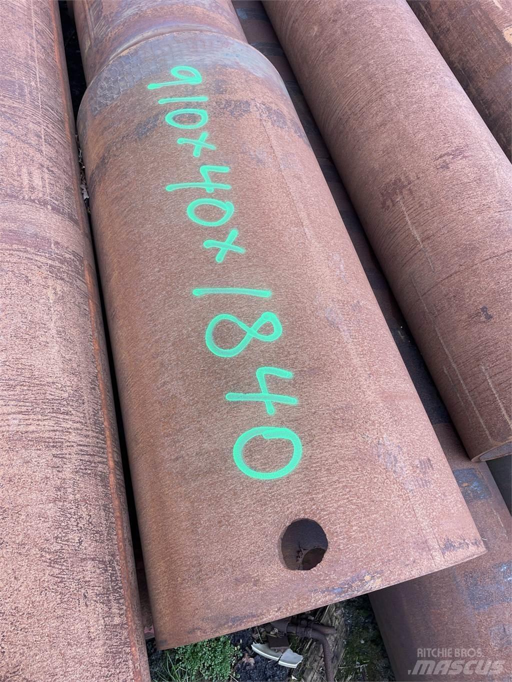  Stålrør ø910x40x1840 mm Vamzdynų įranga