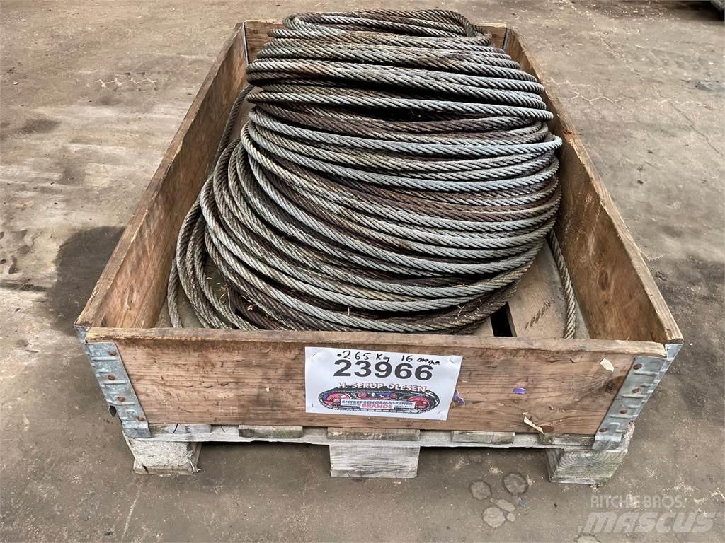  Stålwire Ø16 mm Kranų dalys ir įranga