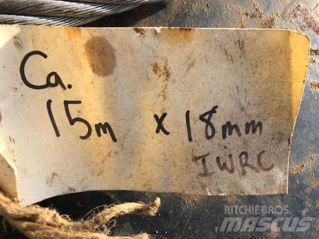  Stålwire Ø18 mm Kranų dalys ir įranga
