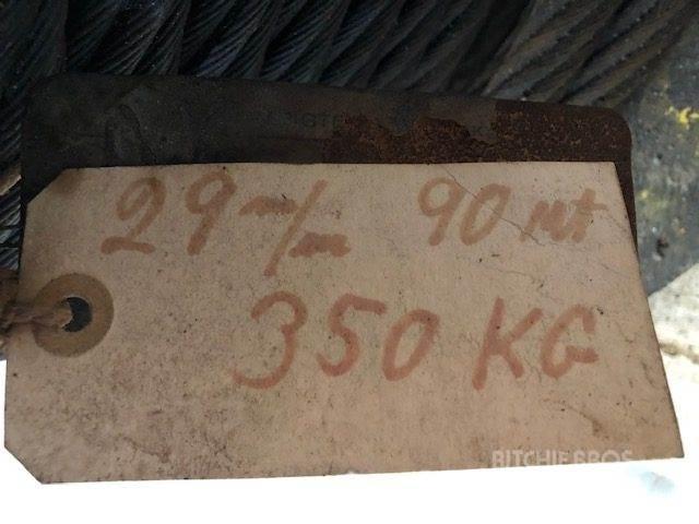  Stålwire Ø29 mm Kranų dalys ir įranga