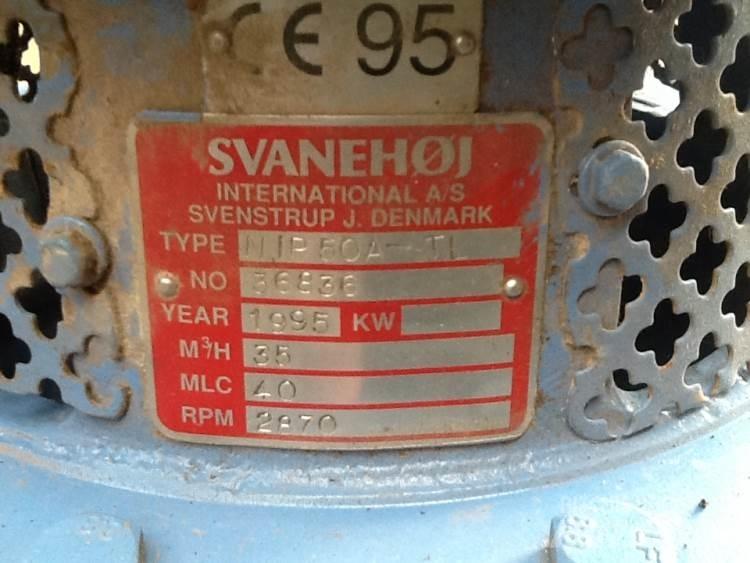  Svanehøj NP 50A-TL pumpe Vandens siurbliai