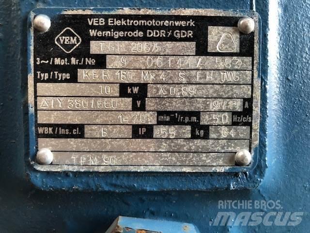 VEB kølekompressor - 4 cyl. Kompresoriai