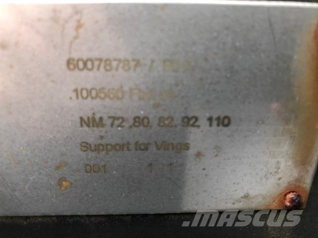  Vingebukke møllevinger Kiti naudoti statybos komponentai