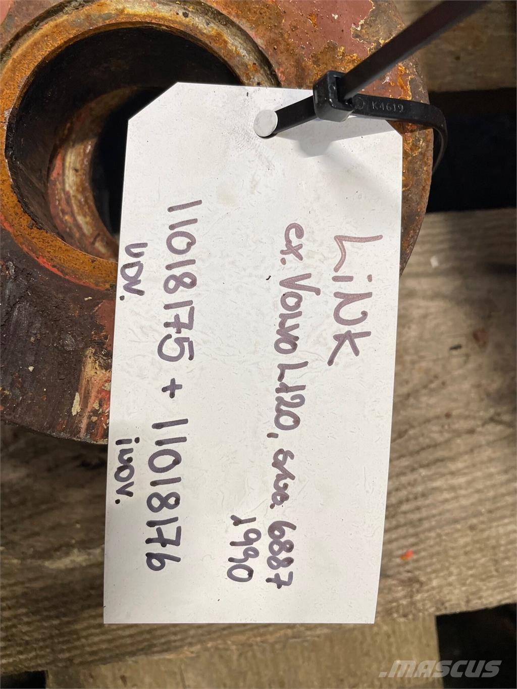 Volvo L120 Link Kiti naudoti statybos komponentai