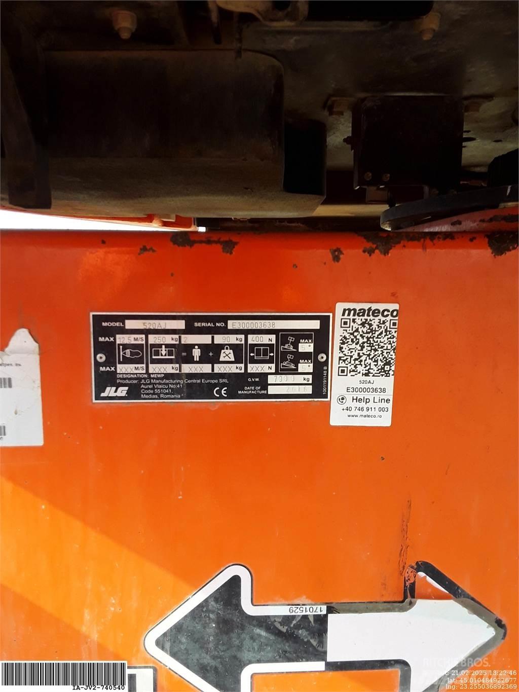 JLG 520AJ Alkūniniai keltuvai