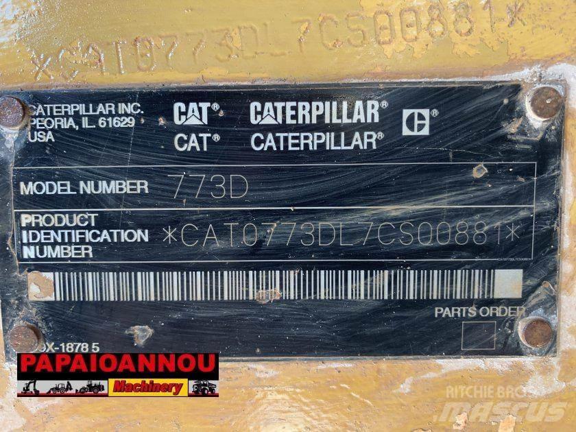 CAT 773D Statyba - Kita
