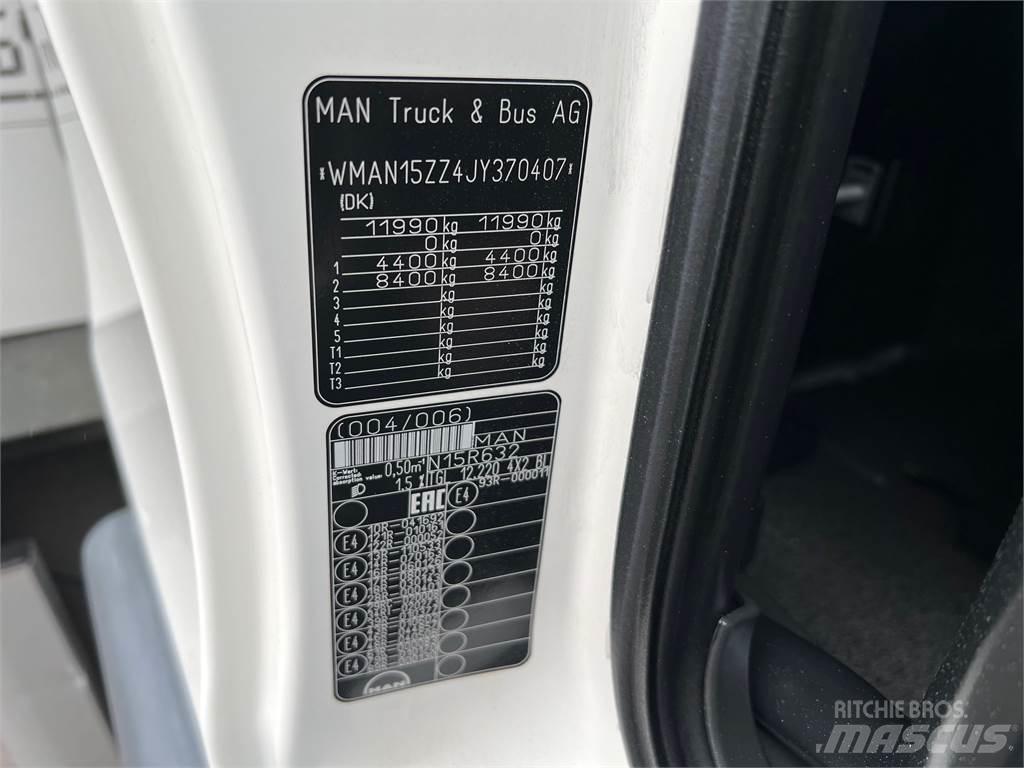 MAN TGL 12.220 Sunkvežimiai su dengtu kėbulu