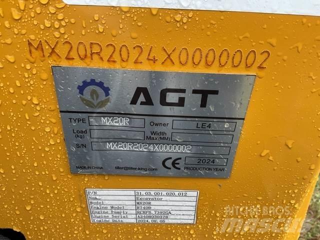 AGT MX20R Vikšriniai ekskavatoriai