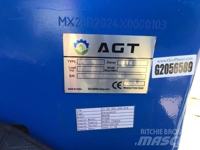 AGT MX20R Vikšriniai ekskavatoriai
