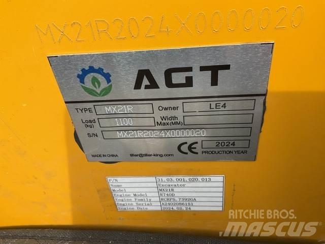 AGT MX21R Vikšriniai ekskavatoriai