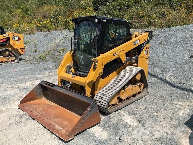 CAT 249D3 Krautuvai su šoniniu pasukimu