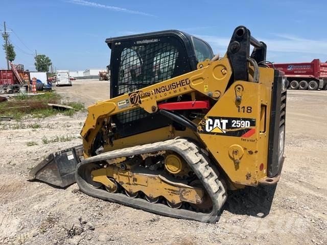 CAT 259D Krautuvai su šoniniu pasukimu