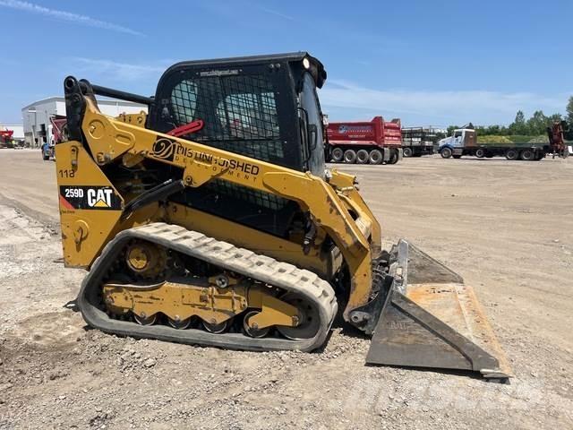 CAT 259D Krautuvai su šoniniu pasukimu