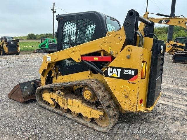 CAT 259D Krautuvai su šoniniu pasukimu