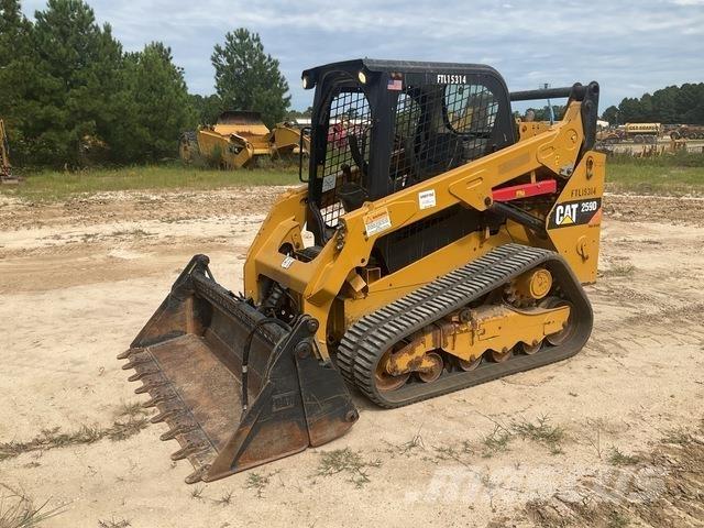 CAT 259D Krautuvai su šoniniu pasukimu