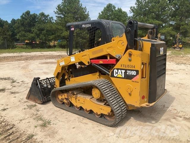 CAT 259D Krautuvai su šoniniu pasukimu