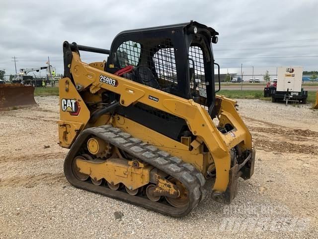 CAT 259D3 Krautuvai su šoniniu pasukimu